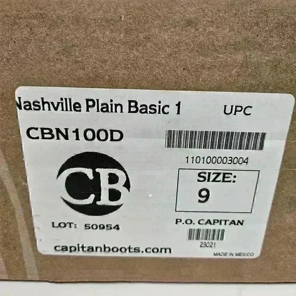 Captain Nashville Plain Basic New In Box Size 9 - Picture 12 of 12